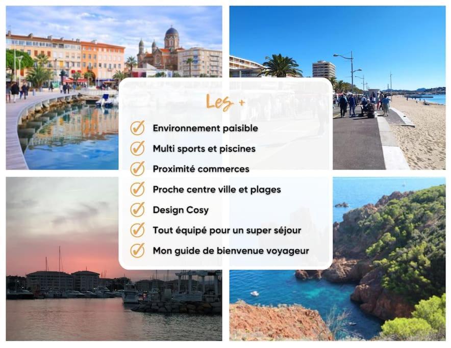 Ideal Saint Raphael Piscine Clim Parking Daire Dış mekan fotoğraf